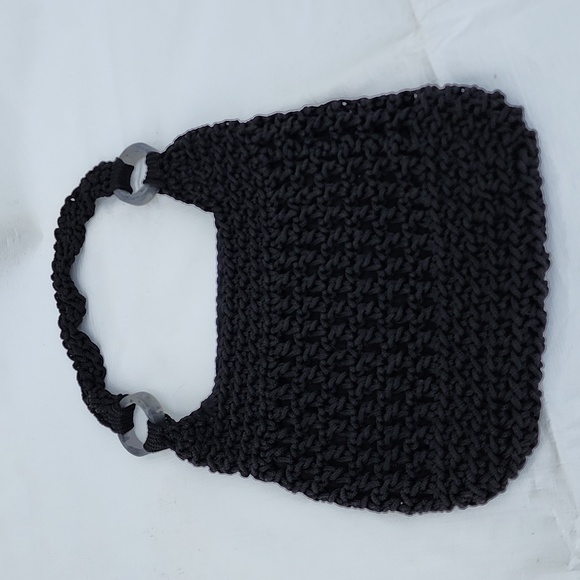 Black crochet handbag,  never worn - Picture 1 of 1